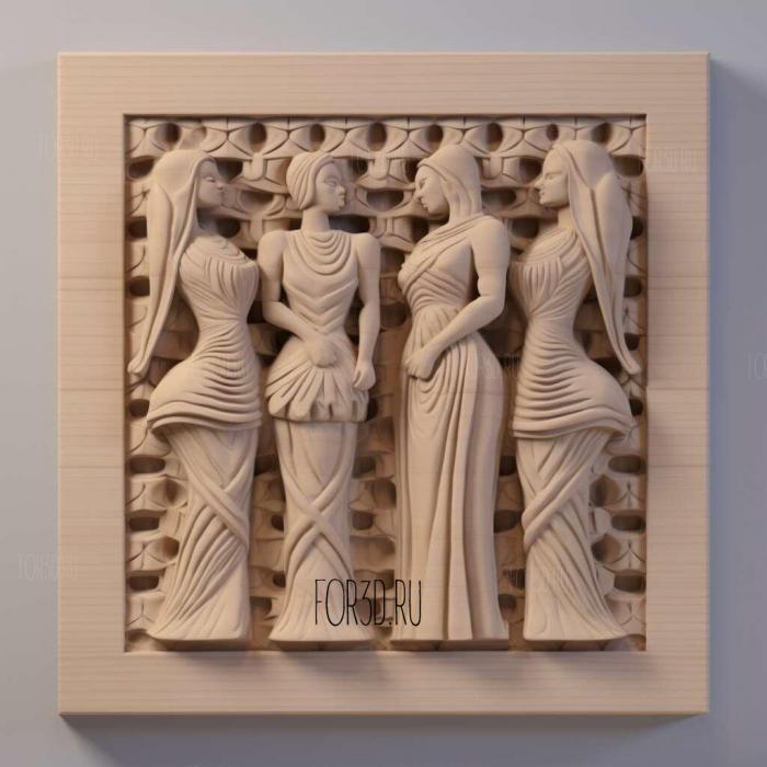 Four Weddings and a Funeral series 2 stl model for CNC